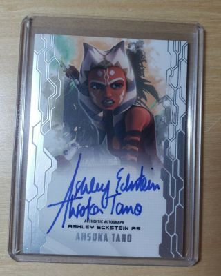 Topps Star Wars Masterwork Ashley Eckstein As Ashoka Tano Autograph Card Maa - Ae