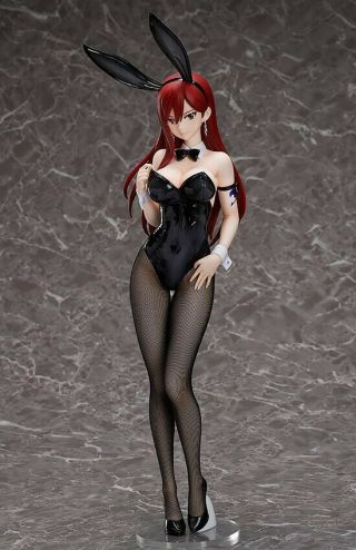 Fairy Tail Erza Scarlet Bunny Ver.  1/4 Scale Figure By Freeing