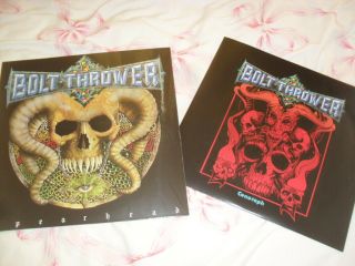 Bolt Thrower - Spearhead,  Cenotaph - Rare Press Lp Vinyl 2 Eps On 1 Lp