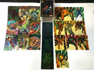 1994 Marvel Universe Series 5 Trading Cards Complete Base Set - All Chase But One