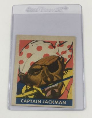 1948 Leaf Pirates Card 30 Captain Jackman (nm)