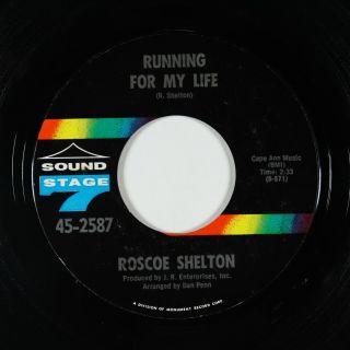 Northern Soul 45 - Roscoe Shelton - Running For My Life - Sound Stage 7 Vg,  Mp3