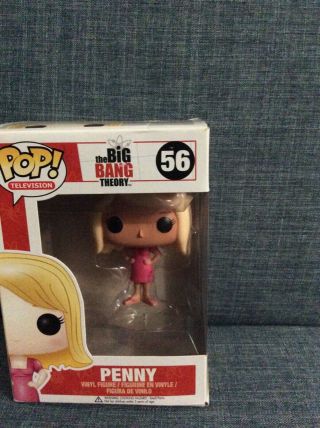 Retired Funko Pop Television Big Bang Theory Penny 56 Rare