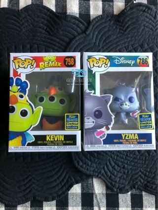 Funko Pop Sdcc Kevin & Yzma Box Lunch Exclusive