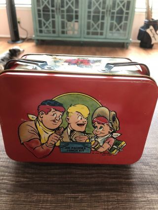 Vintage 1948 Joe Palooka Lunchbox Pail Tin