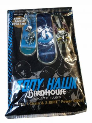 Tony Hawk Birdhouse Skate Tags With 1 Tag 1 Chain And 2 Rifit Power Discs 50pack