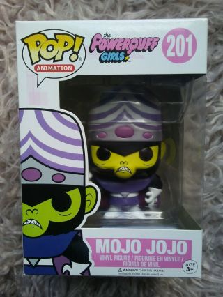 Funko Pop Powerpuff Girls Mojo Jojo 201 Vaulted Retired Cartoon Network