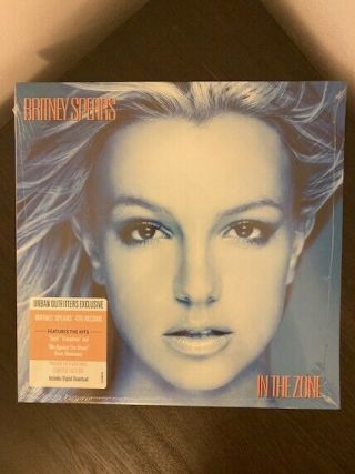 Britney Spears " In The Zone " Uo Clear Vinyl Record New/unopened W/ Poster
