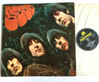 The Beatles - Rubber Soul 1965 Vinyl Album Mono / Pmc 1267 / Xex 580 - 1 Uk G/g,