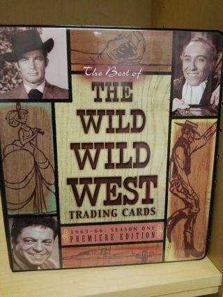 The Best Of The Wild Wild 1965 - 66 Season 1 Complete 100 Base Card Set In Binder