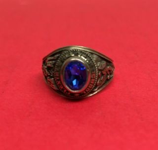 1979 Womans 10k White Gold Class Ring