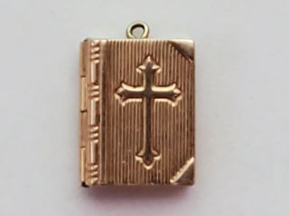 14k Yellow Gold Bible Lord 