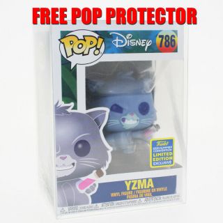 Sdcc 2020 Exclusive Funko Pop Disney Yzma W/sticker In Hand Protector