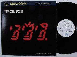 Police Ghost In The Machine A&m Lp Vg,  Half - Speed Audiophile W/ Poster