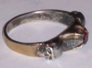 " Rare " Antique " Skull " Ring