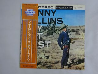 Sonny Rollins Way Out West Contemporary Records Gxc - 3104 Japan Vinyl Lp Obi