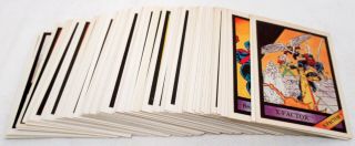 1987 Comic Images Series 1 Marvel Universe 90 Trading Card Set X - Men Etc