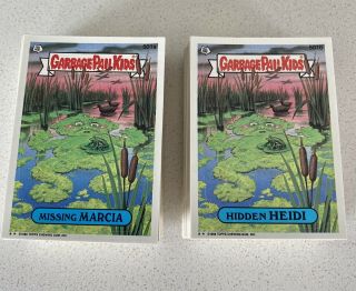 1988 Garbage Pail Kids 13th Series Complete 88 Card Set Near Mt -