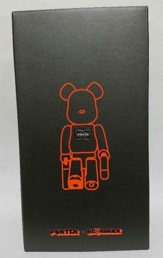 Medicom Toy X Porter Be@rbrick 400 Black Bearbrick From Japan