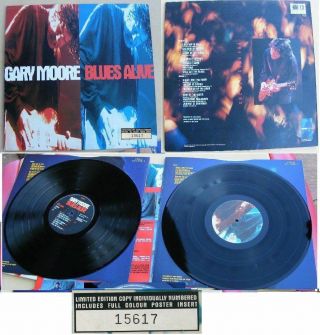 Gary Moore - Blues Alive Num 19864 Vinyl 2 Lp Uk No 15617
