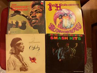 Jimi Hendrix Experience 4 Lp Are You More Smash Hits Crash Landing Vg,  Vinyl