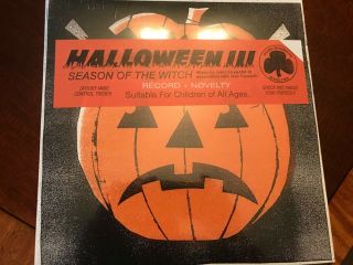 Oop Ltd Ed " Halloween Iii: Season Of The Witch " 2018 Colored Vinyl Lp,