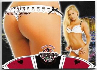 2020 Benchwarmer Vegas Baby Mary Riley Money Maker Butt Card One Of One /1 1/1