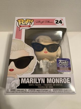 Funko Pop Icons Marilyn Monroe Hollywood Exclusive Limited Edition Rare