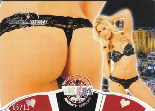 2020 Benchwarmer Vegas Baby Heather Rae Young Money Maker Butt Card /11