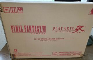 Final Fantasy 7 Remake Play Arts Kai Cloud Strife & Hardy Daytona Unopen
