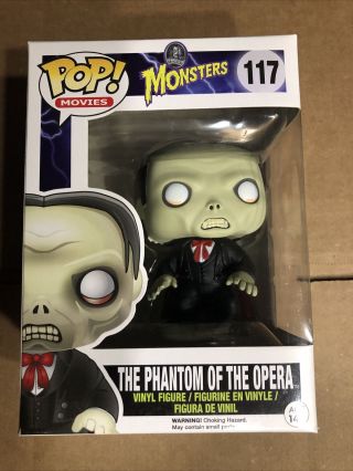 Funko Pop Universal Monsters 117 The Phantom Of The Opera Figure