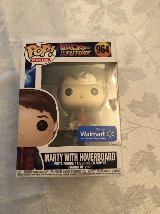 Funko Pop Bttf Walmart Exclusive Back To The Future Marty With Hoverboard 964