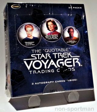 Quotable Star Trek Voyager Factory Box (24 Packs)