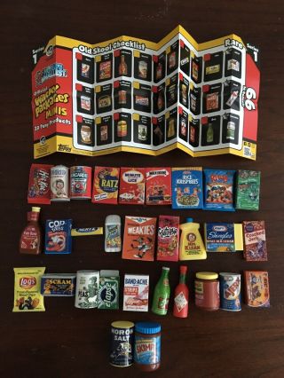 2020 Wacky Packages " Minis 3d " Series Wave 1 30 Commons 24 Stickers Disp Box