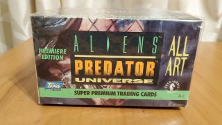 Aliens Vs.  Predator Universe Premier Collectible Trading Cards Topps Box