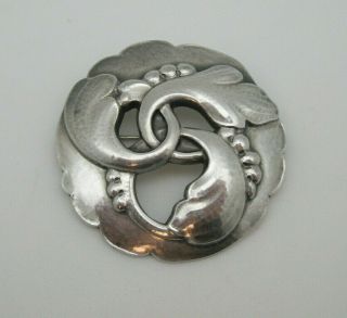 RARE Old Georg Jensen Sterling Silver 20 Pin / Brooch 2