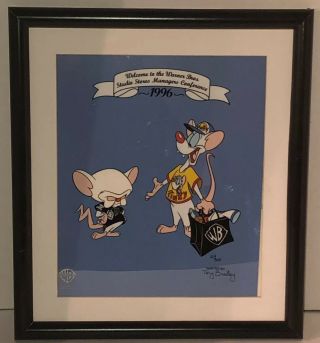 Pinky & The Brain Sericel Warner Bros Studio Stores Conference 1996 Limited 300