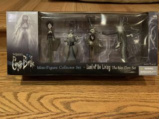 2005 Tim Burton ' s Corpse Bride Mini Figure Collector set Rare Full Set Of 3 3
