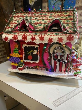 Dr Suess Grinch Christmas Dollhouse Room Box Miniature 1:12 Scale Ooak