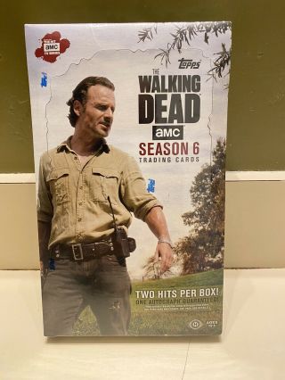 2017 Topps The Walking Dead Season 6 Factory Hobby Box - 2 Hits - Autograph