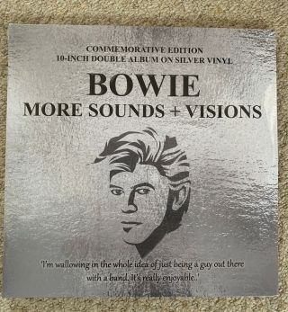 David Bowie Sounds And Vision 10 " Inch Silver Vinyl Ltd To 1000 In Hand