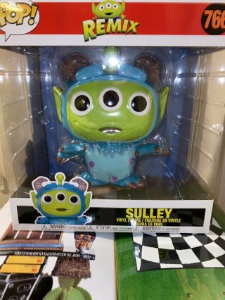 Funko Pop Disney: Pixar Alien Remix - Sulley 10 - Inch Vinyl Figure 766 In Hand