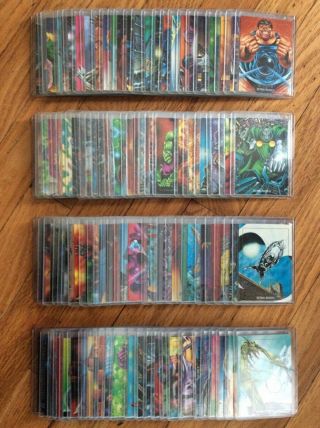 1992 Skybox,  Marvel Masterpieces,  Trading Cards,  Complete Base Set (1 - 100) Jusko