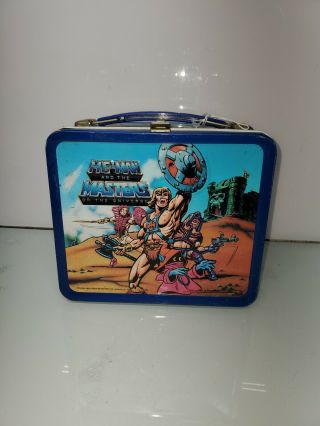 He - Man And Masters Of The Universe Metal Lunch Box 1984 Vintage