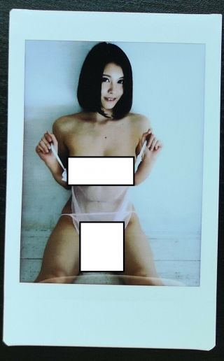 China Matsuoka Jav Idol Raw Photo / Polaroid / Cheki