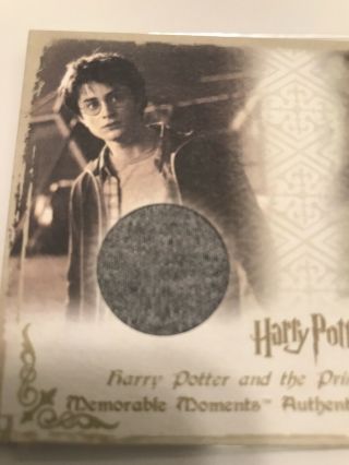 Harry Potter Memorable Moments PC3 Dual Prop & Costume Card Ultra Rare 2