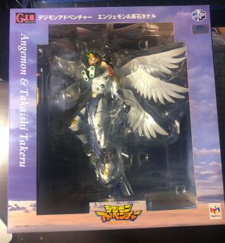 Digimon Adventure Angemon & Takaishi Takeru Megahouse G.  E.  M Figure