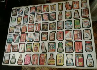 1980 Topps Wacky Packages Series 4 Uncut Sheet 199 - 264 Trading Cards
