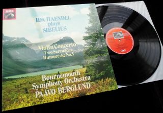 Sibelius: Violin Concerto - Ida Haendel Hmv Asd 3199 Ed1 Lp