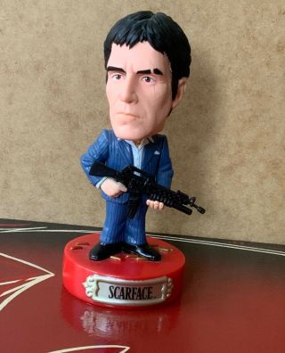 Scarface Tony Montana Al Pacino Wacky Wobbler Bobble Head Figure Funko 2013